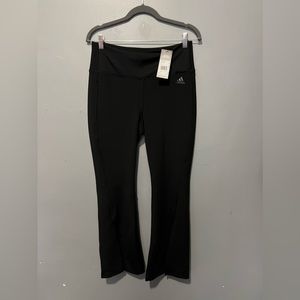 NWT ADIDAS flared pant with split hem